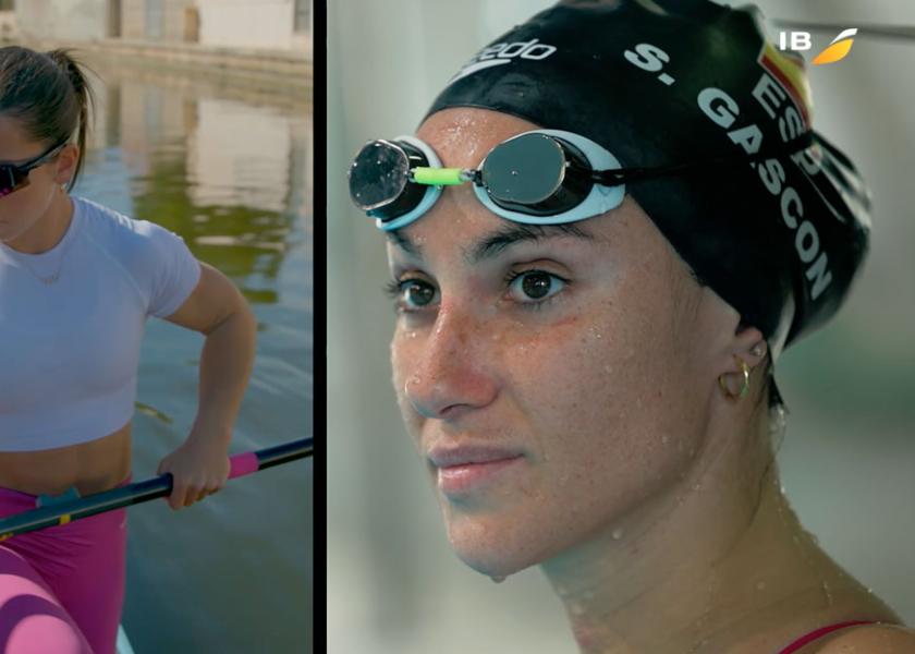 Sarai Gascón y Antía Jácome, deportistas del Equipo Talento a bordo