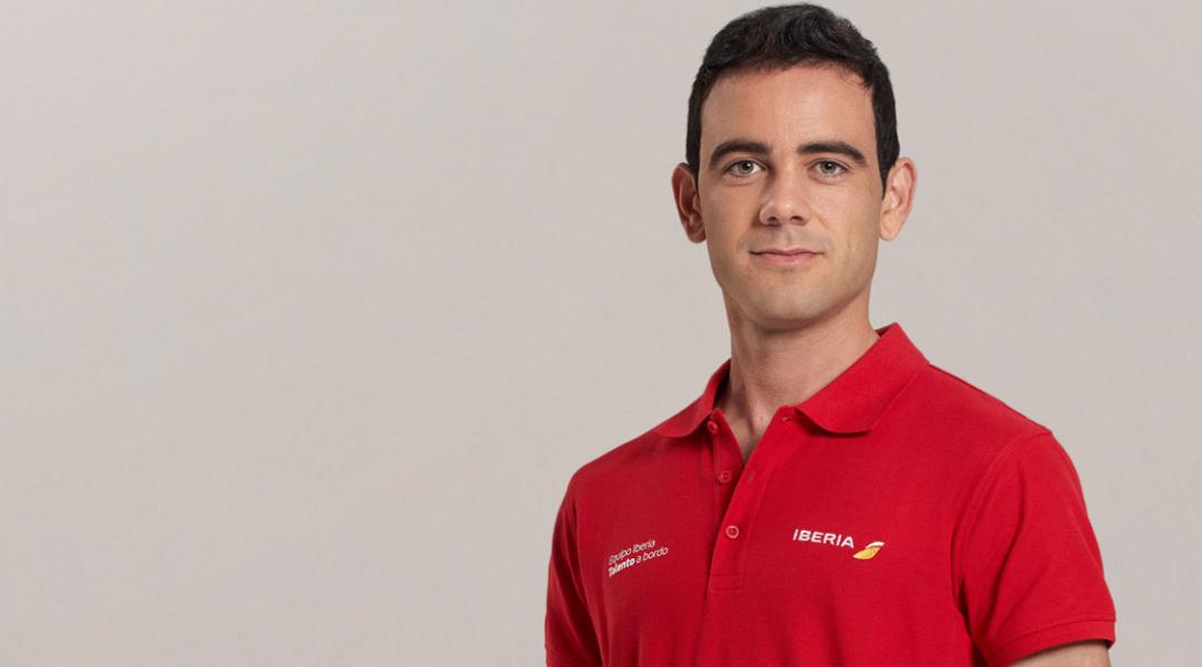 Diego Gª Carrera, deportista del Equipo Iberia Talento a bordo