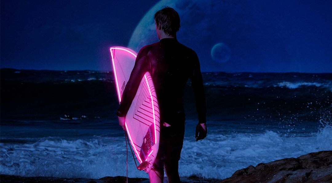 The metaverse offers infinite possibilities, like surfing on remote planets