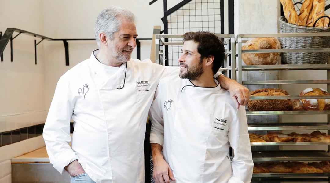 Javier Cocheteux, padre e hijo, regentan Pan.Delirio., que cuenta con ocho puntos de venta en Madrid.