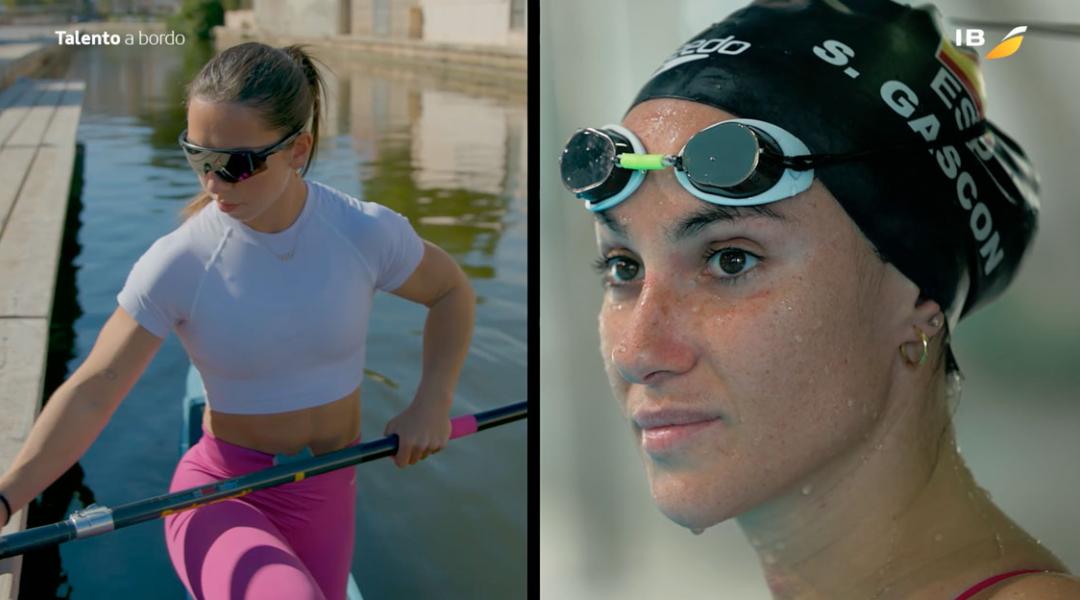 Sarai Gascón y Antía Jácome, deportistas del Equipo Talento a bordo