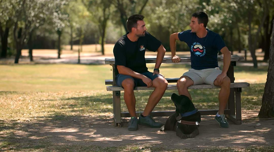 Descarrega and Conde, athletes of the TAB Team