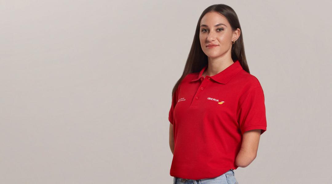 Sarai Gascón, deportista del Equipo Iberia Talento a bordo