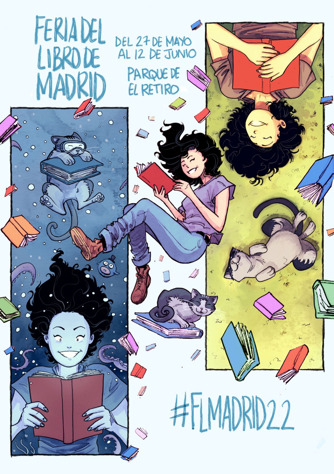 Poster Feria del Libro 2022. Author: Isaac Sánchez