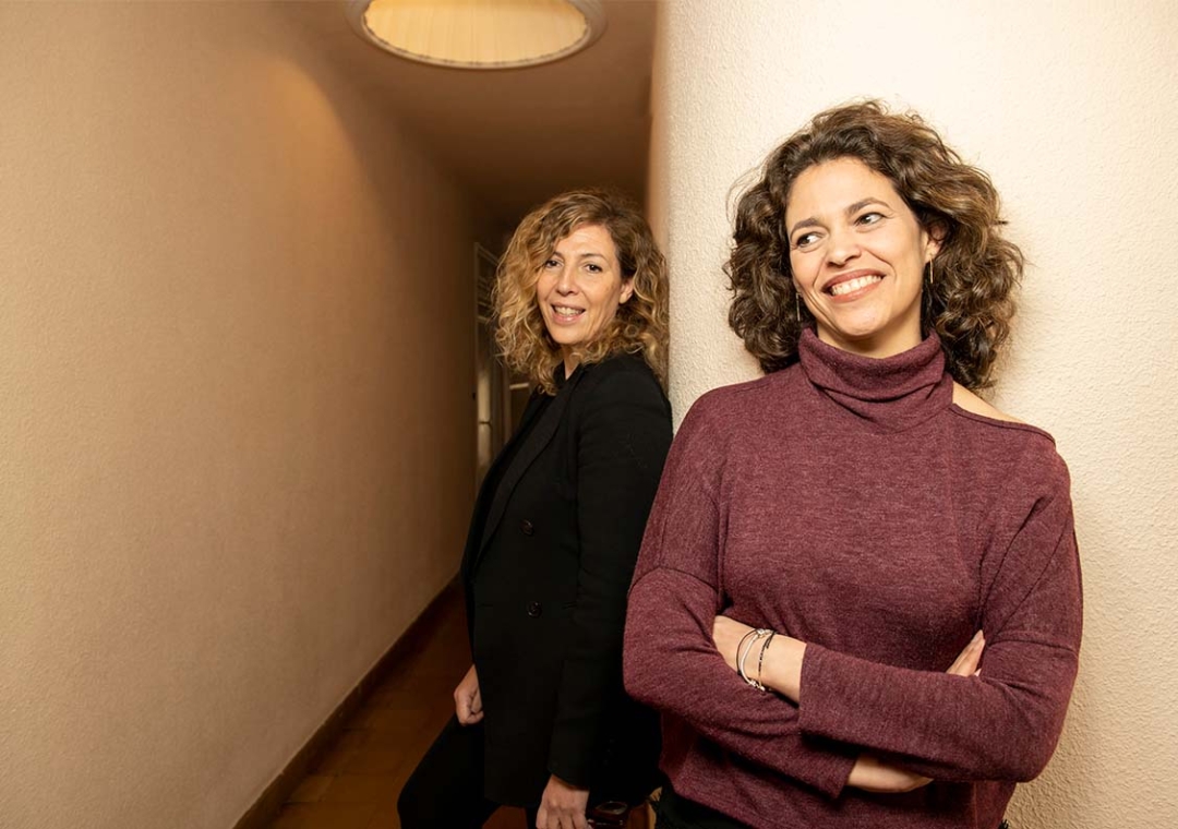 María Valverde, Quim Gutiérrez, or Dani Rovira are only some of the stars discovered by Eva Leira (left) and Yolanda Serrano (right). 