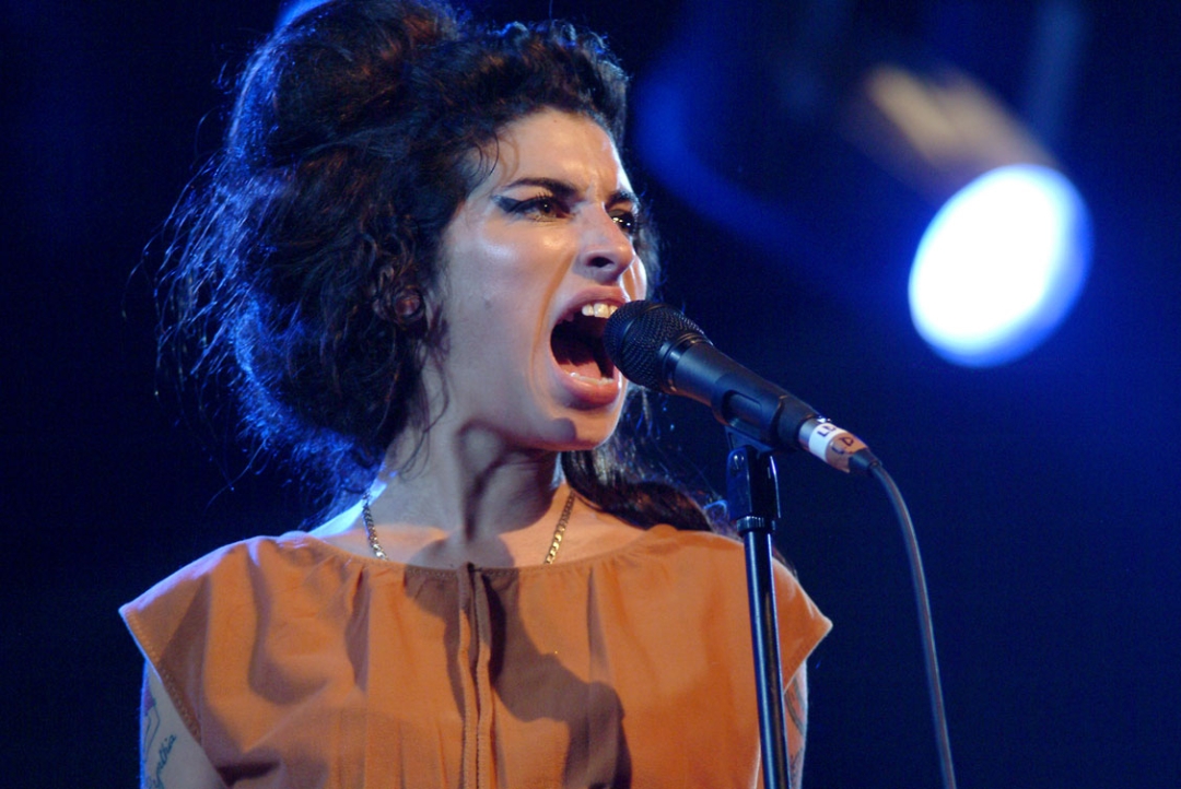 The late Amy Winehouse during the show she offered at FIB in 2007