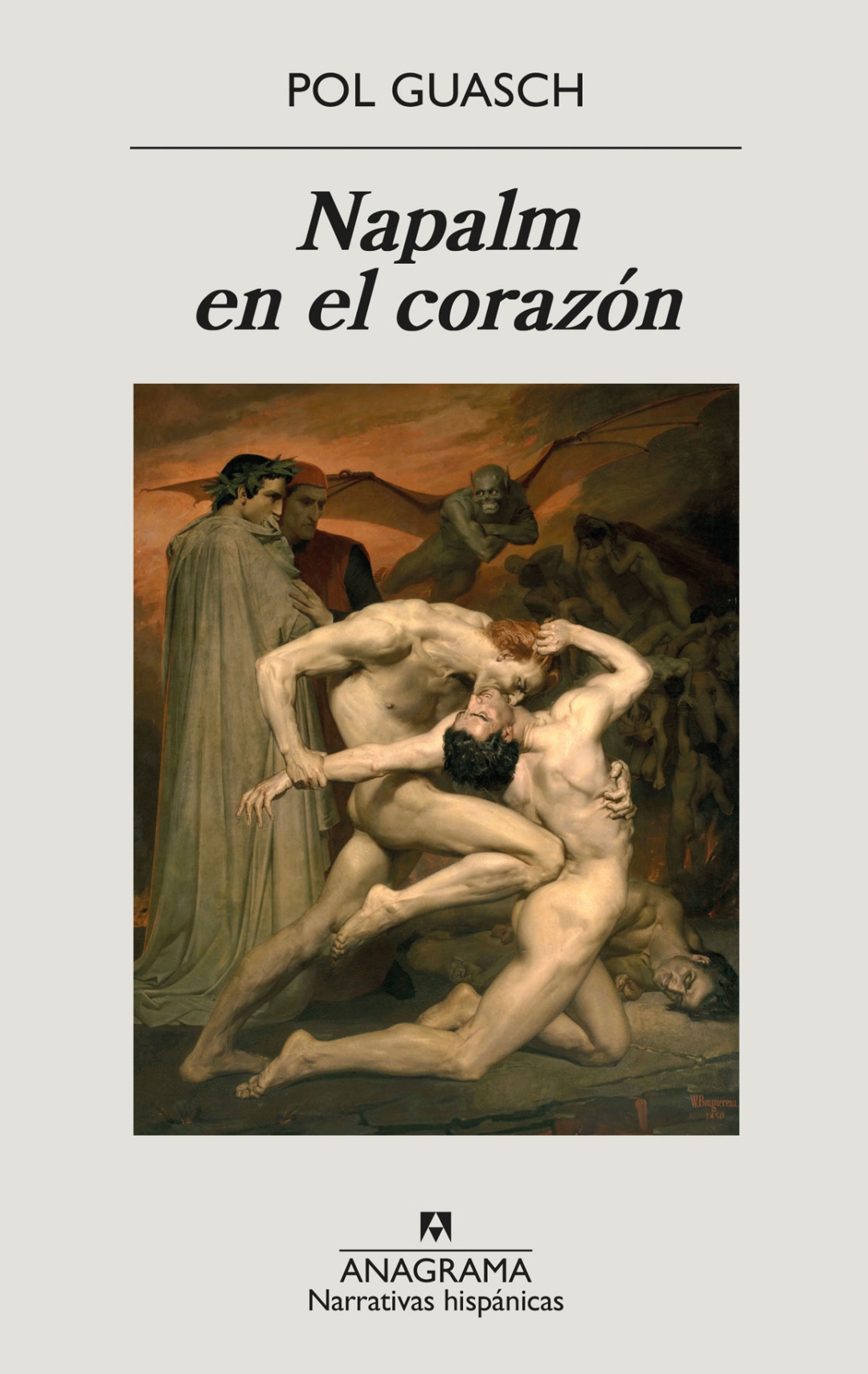 Portada de ‘Napalm en el corazón’, la primera novela del escritor Pol Guasch