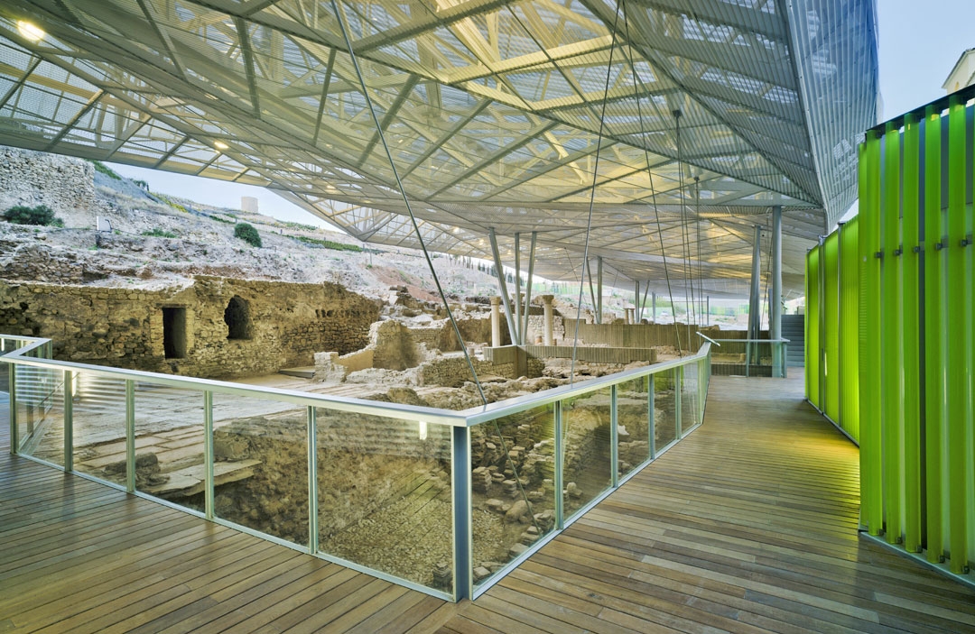 El museo Foro Romano del Molinete, en Cartagena, obra de Cánovas, Amann y Maruri.